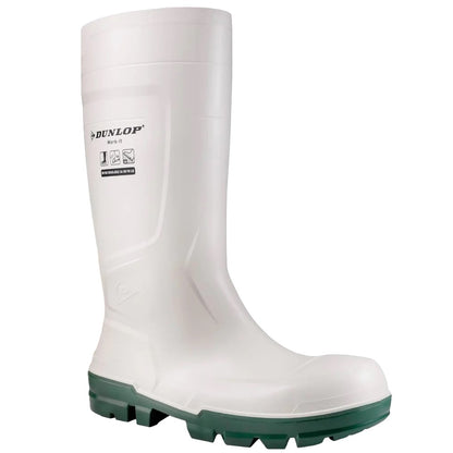 White - Front - Dunlop Unisex Adult Work-It Safety Wellington Boots