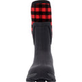 Black-Red - Lifestyle - Footsure Womens-Ladies Arctic Sport II Mid Cut Wellington Boots