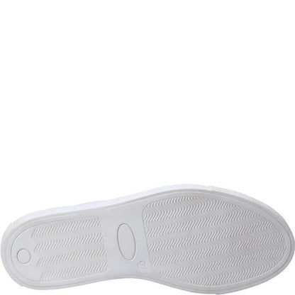White - Lifestyle - Hush Puppies Womens-Ladies Tessa Leather Trainers