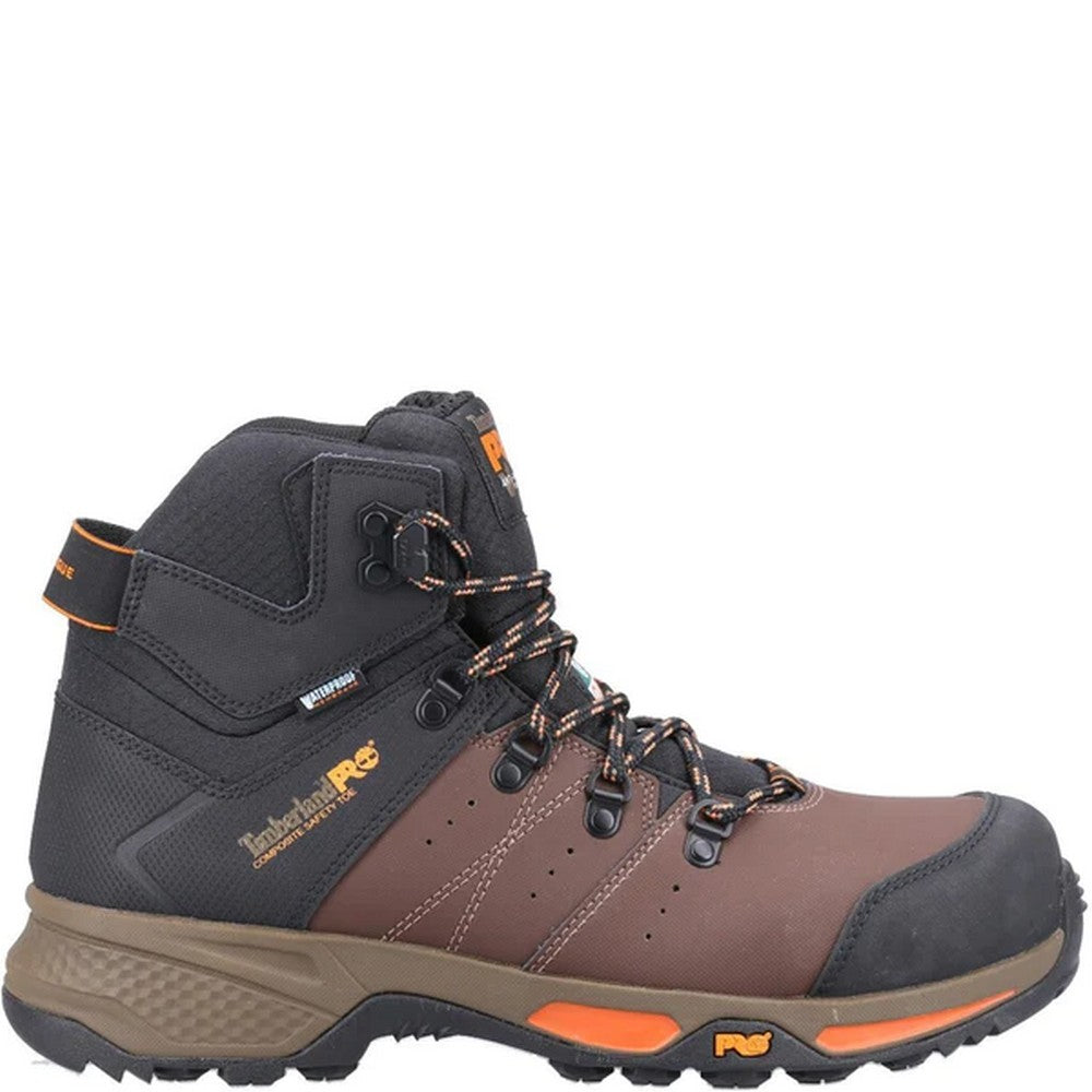 Black - Side - Timberland Pro Mens Switchback Leather Work Boots