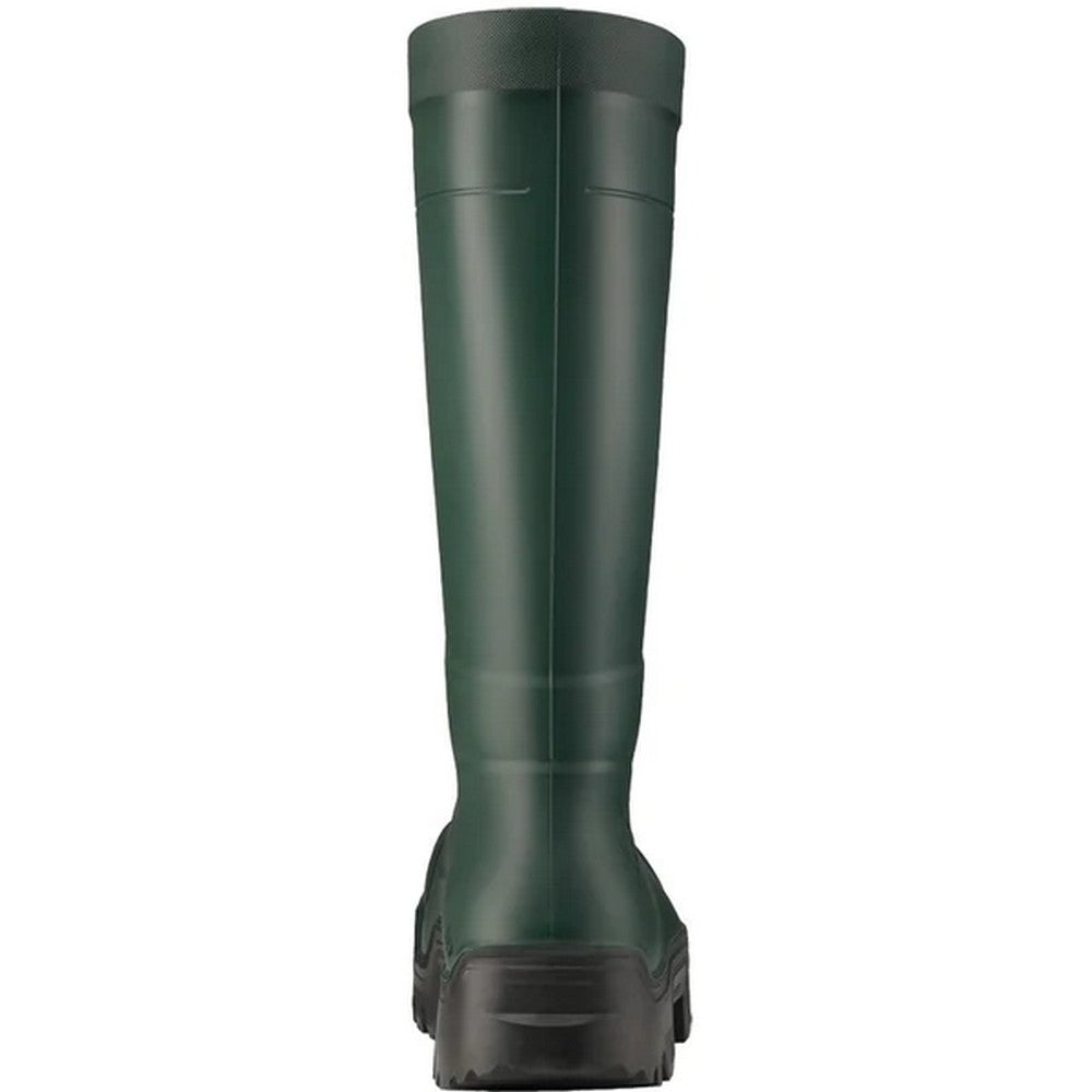 Green - Back - Dunlop Unisex Adult FieldPro Thermo+ Safety Wellington Boots