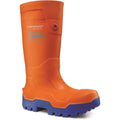 Orange - Front - Dunlop Unisex Adult FieldPro Thermo+ Safety Wellington Boots