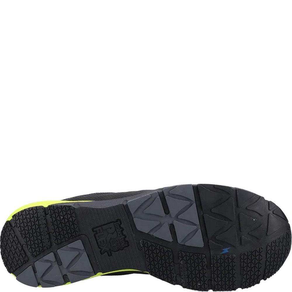 Black-Hi Vis Yellow - Lifestyle - Timberland Mens Radius Work Trainers