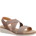 Brown - Front - Fleet & Foster Womens-Ladies Freesia Leather Sandals