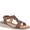 Brown - Front - Fleet & Foster Womens-Ladies Hyacinth Leather Sandals