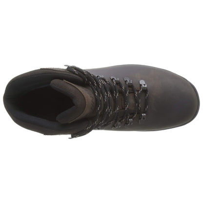 Brown - Lifestyle - Hi-Tec Womens-Ladies Ravine Grain Leather Walking Boots