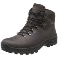 Brown - Close up - Hi-Tec Womens-Ladies Ravine Grain Leather Walking Boots