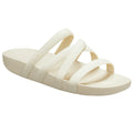 Bone - Front - Crocs Womens-Ladies Splash Strappy Sandals