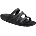 Black - Front - Crocs Womens-Ladies Splash Strappy Sandals