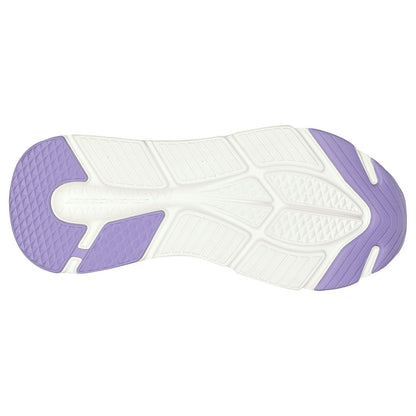 Navy-Lavender-White - Back - Skechers Womens-Ladies Cushioned Trainers