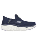 Navy-Lavender-White - Lifestyle - Skechers Womens-Ladies Cushioned Trainers