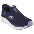 Navy-Lavender-White - Front - Skechers Womens-Ladies Cushioned Trainers