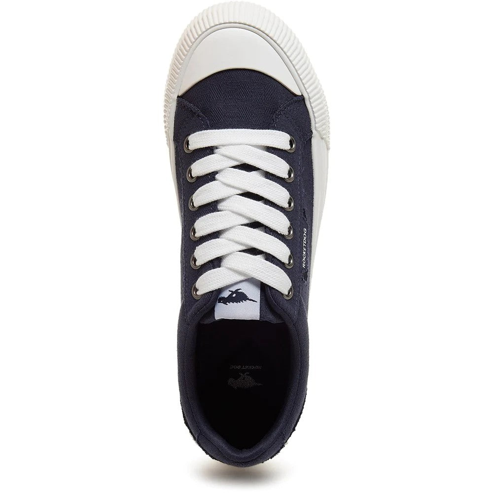 Navy - Pack Shot - Rocket Dog Womens-Ladies Cheery Trainers