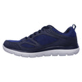 Navy - Back - Skechers Mens Summits South Rim Leather Sports Shoes