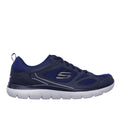 Navy - Side - Skechers Mens Summits South Rim Leather Sports Shoes