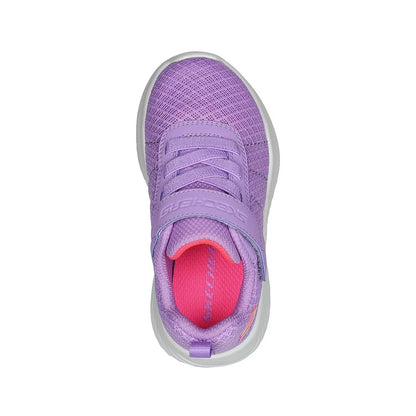 Lavender - Side - Skechers Girls Bounder - Cool Cruise Shoes