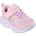 Light Pink - Front - Skechers Girls Sola Glow Trainers