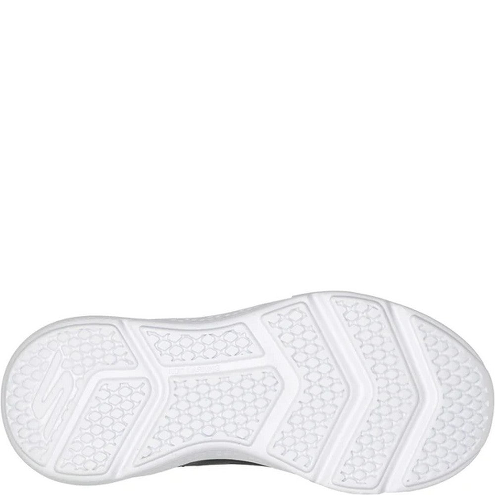 Black-Purple - Back - Skechers Girls Gorun Elevate Trainers