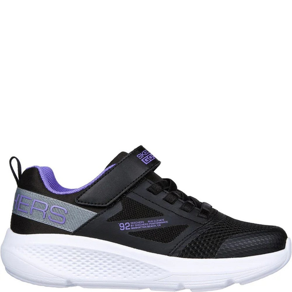 Black-Purple - Lifestyle - Skechers Girls Gorun Elevate Trainers