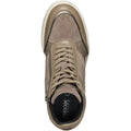 Dark Taupe - Side - Geox Womens-Ladies D Maurica B Suede Trainers