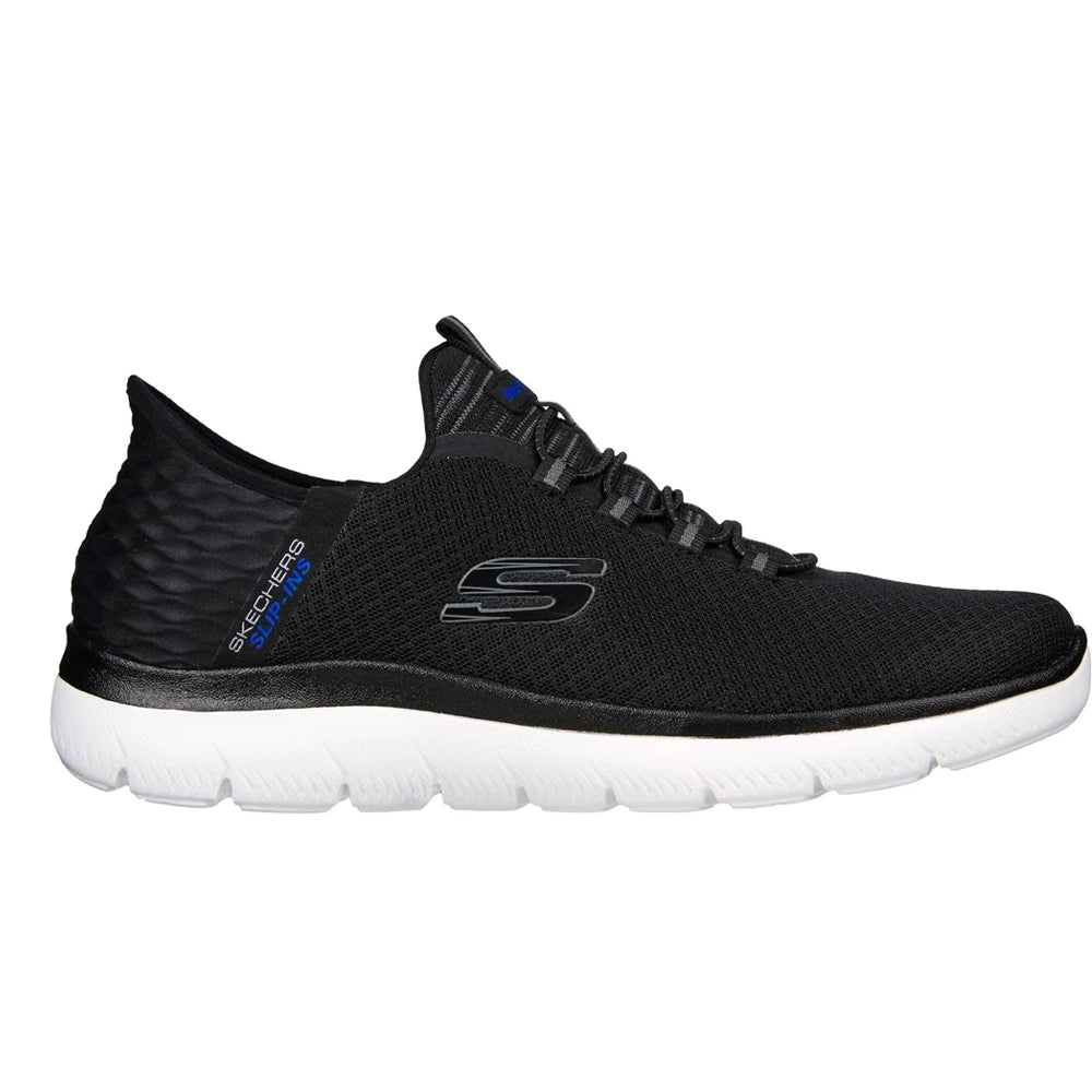 Black - Side - Skechers Mens Summits - High Range Trainers