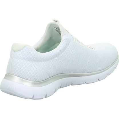 White-Silver - Back - Skechers Womens-Ladies Summits Trainers