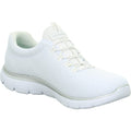 White-Silver - Front - Skechers Womens-Ladies Summits Trainers