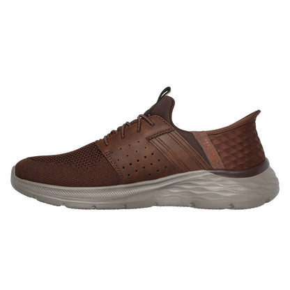 Brown - Back - Skechers Mens Garner - Newick Trainers