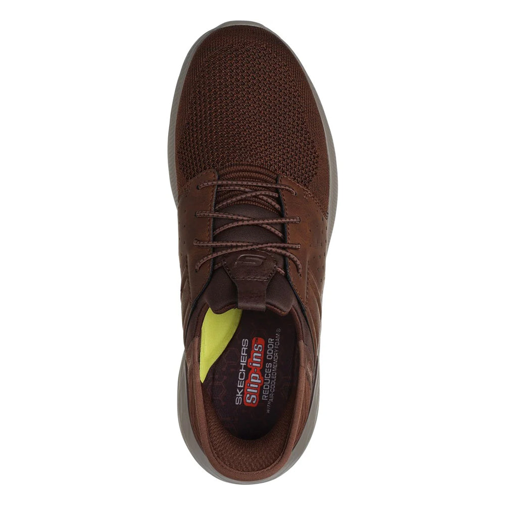 Brown - Lifestyle - Skechers Mens Garner - Newick Trainers