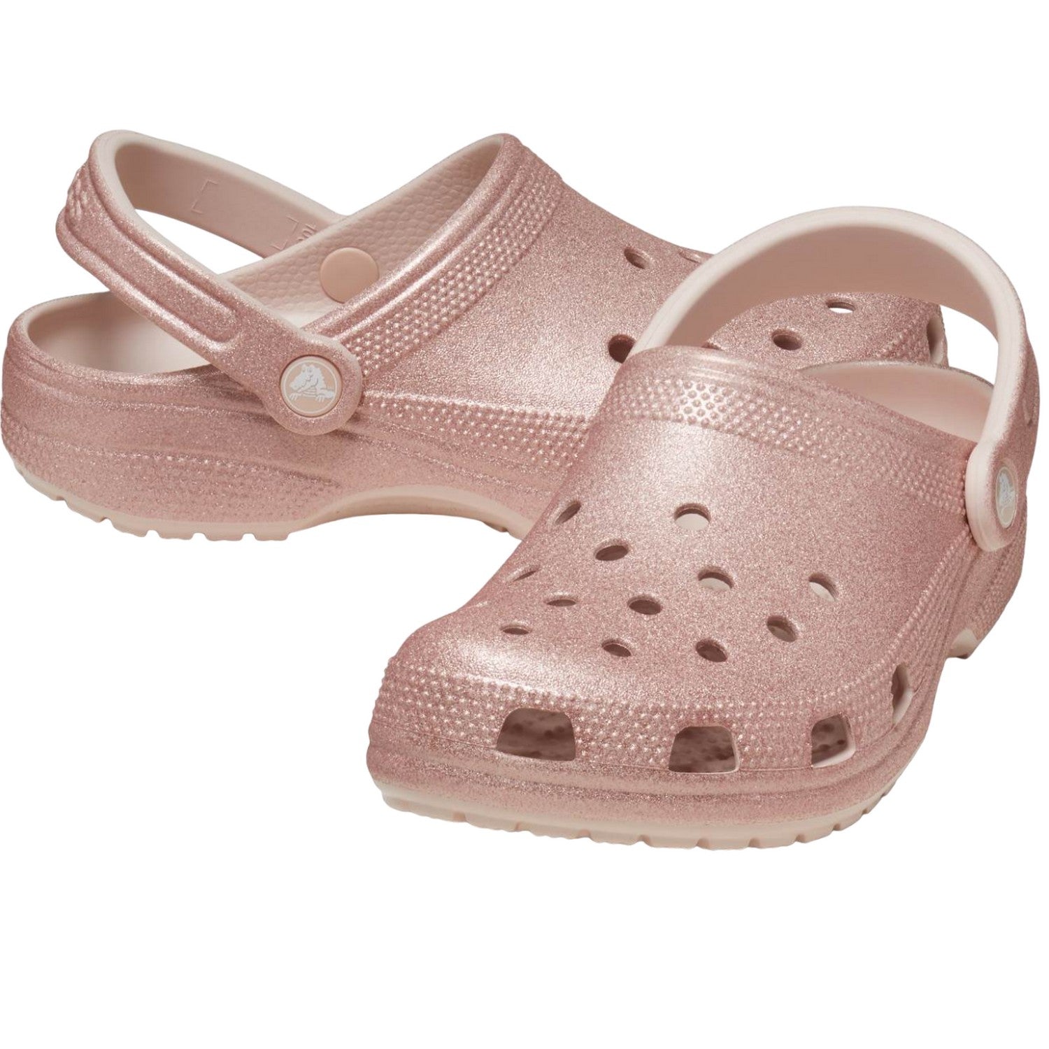 Quartz - Close up - Crocs Unisex Adult Classic Glitter Clogs