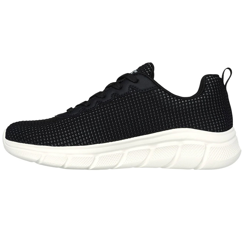 Black - Lifestyle - Skechers Womens-Ladies Bobs Sport B Flex - Visionary Essence Trainers