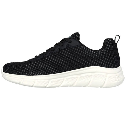 Black - Lifestyle - Skechers Womens-Ladies Bobs Sport B Flex - Visionary Essence Trainers