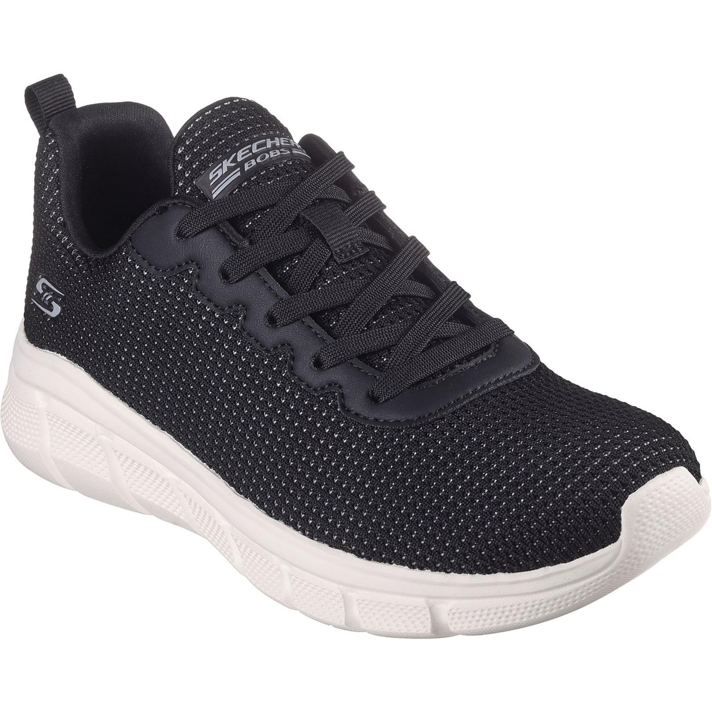 Black - Front - Skechers Womens-Ladies Bobs Sport B Flex - Visionary Essence Trainers