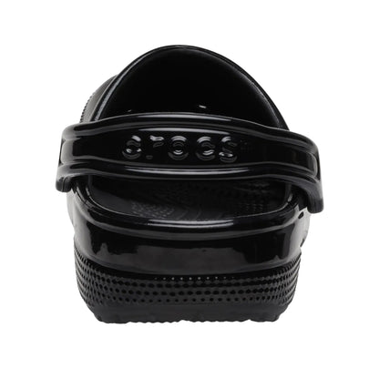 Black - Back - Crocs Childrens-Kids Classic Clogs