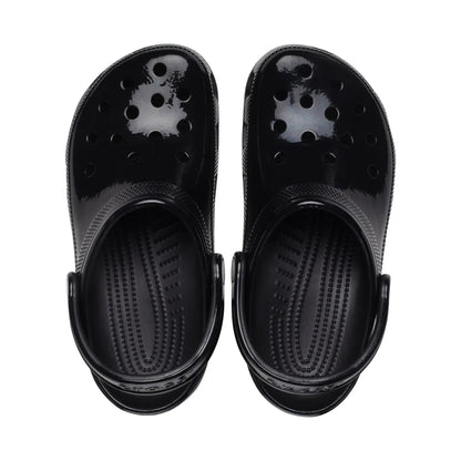 Black - Pack Shot - Crocs Childrens-Kids Classic Clogs