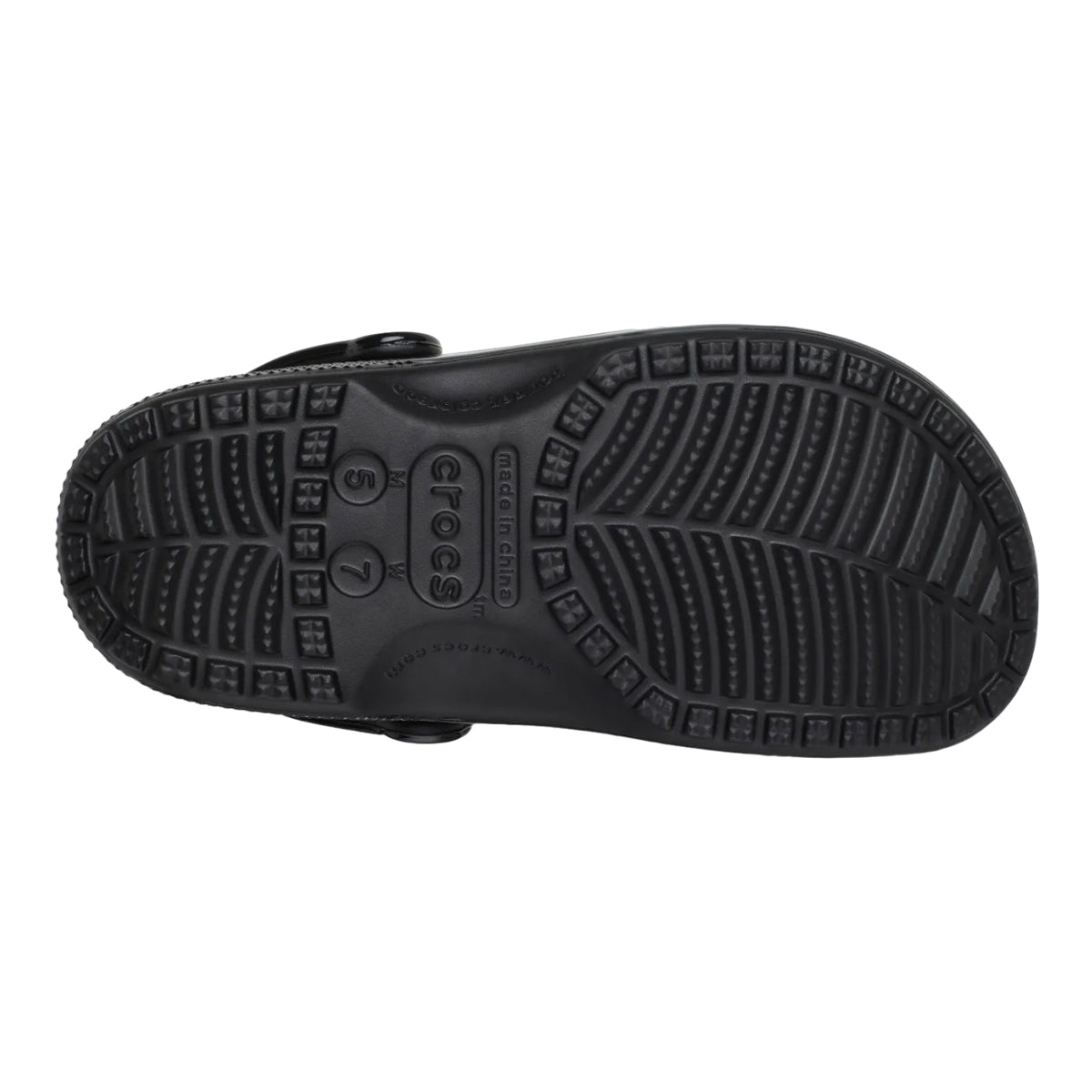 Black - Close up - Crocs Childrens-Kids Classic Clogs