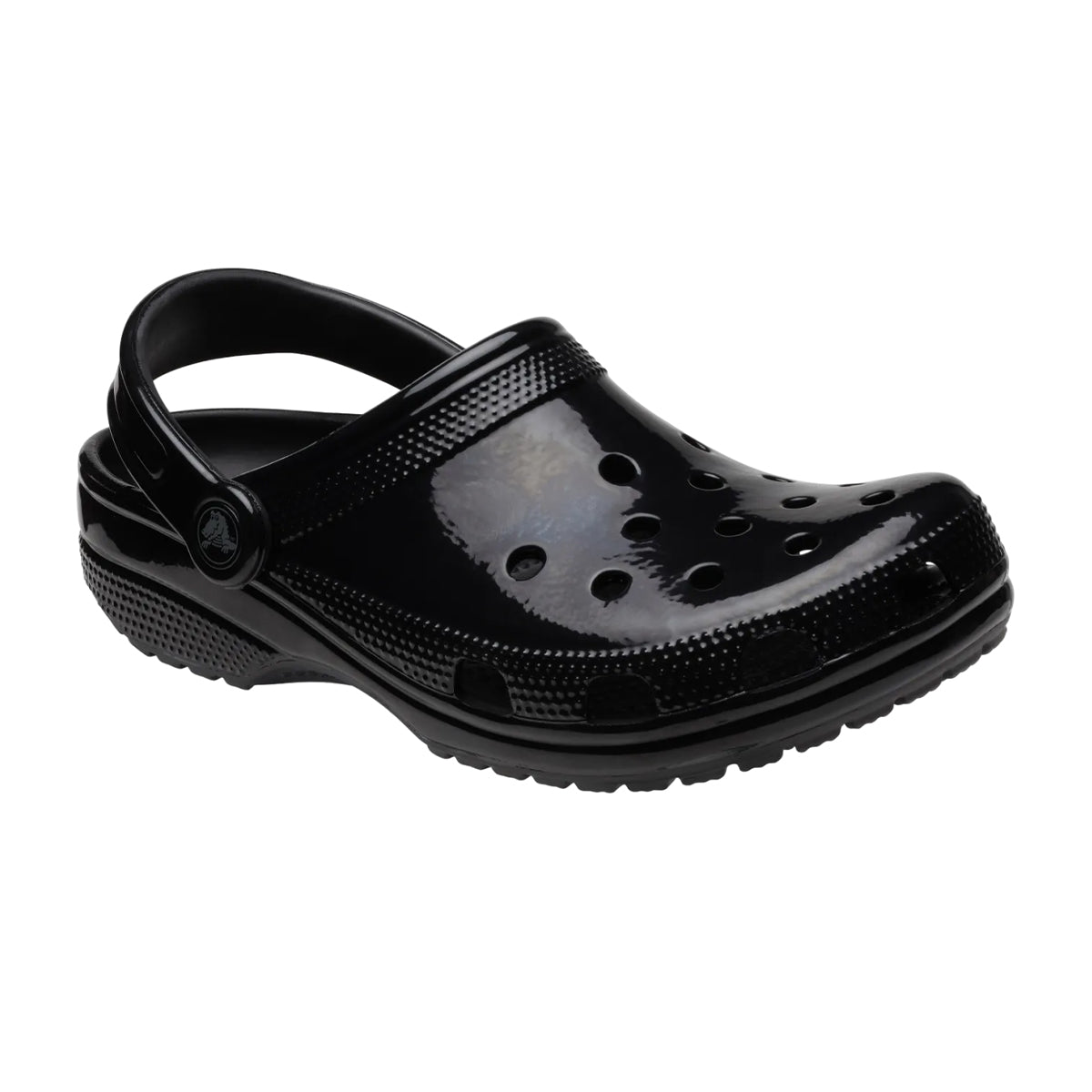 Black - Front - Crocs Childrens-Kids Classic Clogs