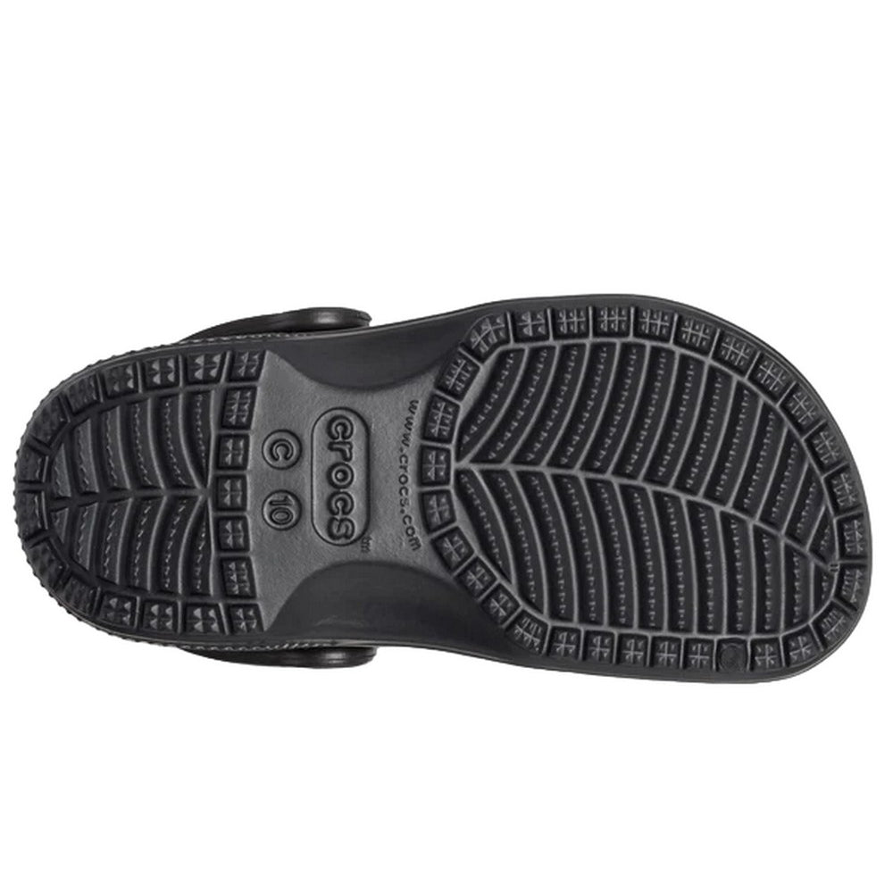 Black - Pack Shot - Crocs Childrens-Kids Classic Clogs