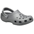 Slate Grey - Front - Crocs Childrens-Kids Classic Clogs