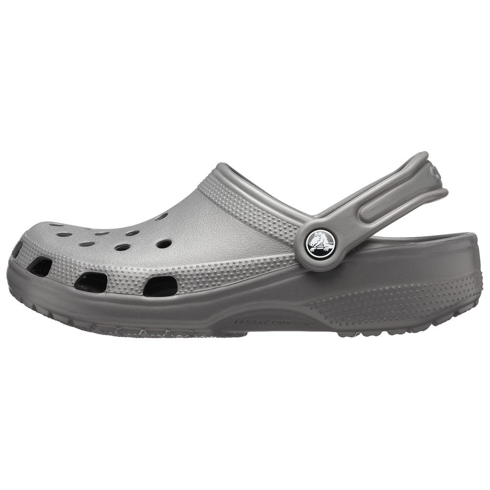 Slate Grey - Side - Crocs Childrens-Kids Classic Clogs