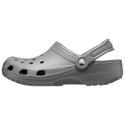 Slate Grey - Side - Crocs Childrens-Kids Classic Clogs