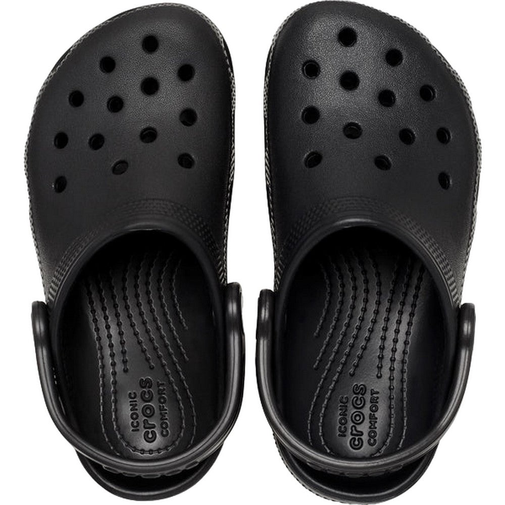 Black - Lifestyle - Crocs Childrens-Kids Classic Clogs