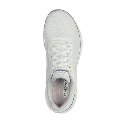 White-Silver - Lifestyle - Skechers Womens-Ladies Flex Appeal 5.0 Uptake Contrast Trainers