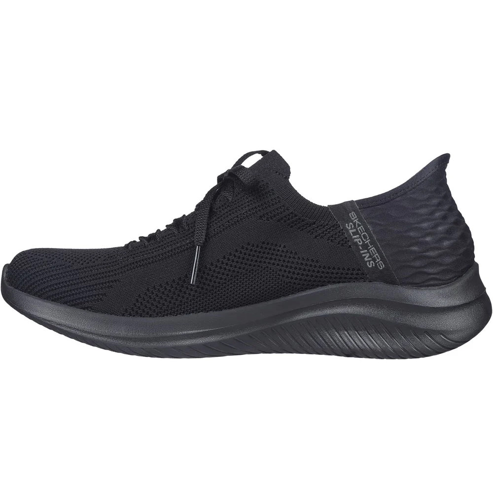 Black - Back - Skechers Womens-Ladies Ultra Flex 3.0 - Brilliant Trainers