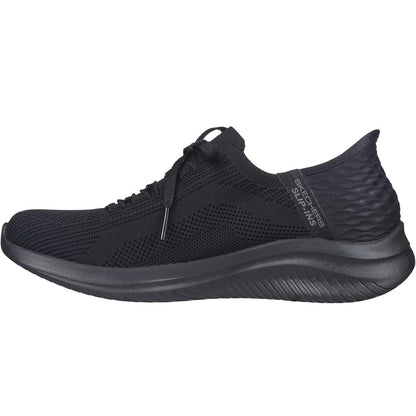 Black - Back - Skechers Womens-Ladies Ultra Flex 3.0 - Brilliant Trainers