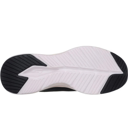 Black-Rose Gold - Pack Shot - Skechers Womens-Ladies Midnight Glimmer Vapor Foam Trainers