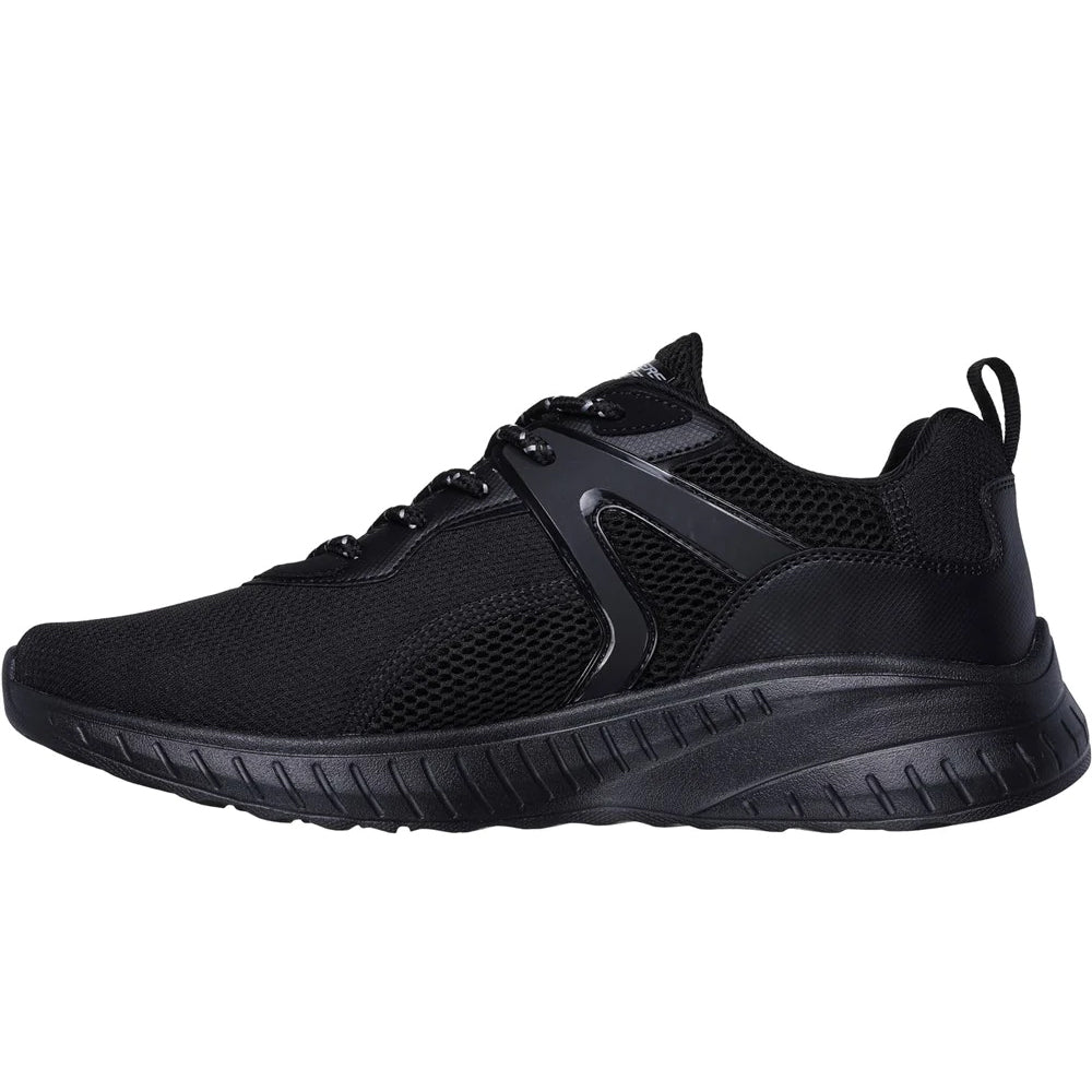 Black - Back - Skechers Mens Bobs Squad Chaos Elevated Drift Trainers