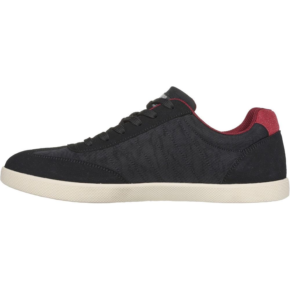 Black - Back - Skechers Mens Placer Vinson Trainers