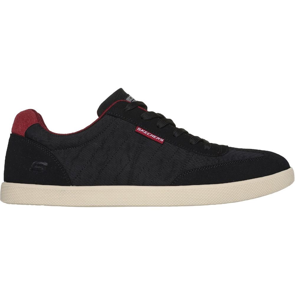 Black - Side - Skechers Mens Placer Vinson Trainers