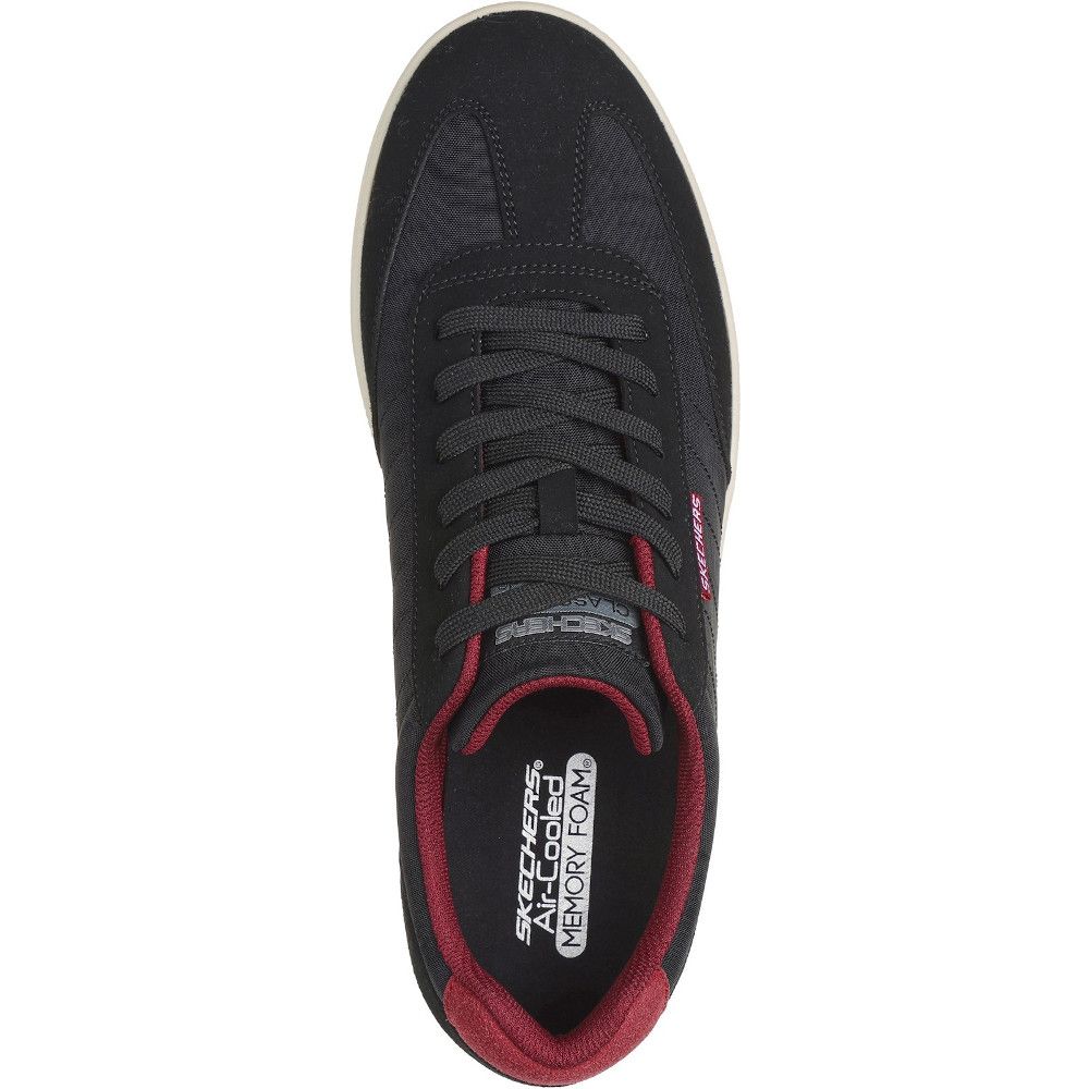 Black - Lifestyle - Skechers Mens Placer Vinson Trainers